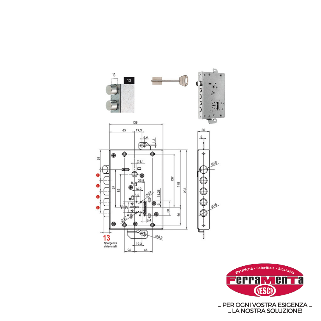 SERR.MULTLOCK MATRIX DM *C* I28 +10 (Cod.art. 879332)