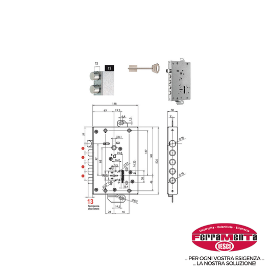 SERR.MULTLOCK MATRIX DM *C* I28 +10 (Cod.art. 879332)