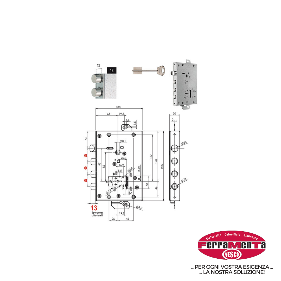 SERR.MULTLOCK MATRIX DM *C* I37 +10 (Cod.art. 879333)
