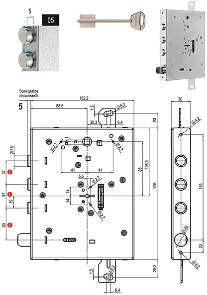 SERRATURE MUL-T-LOCK MATRIX *G* I.37