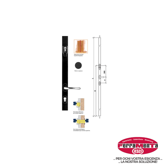 SBARRE MULTLOCK NE 2CI+MAN 2500 EMC (Cod.art. 879371)