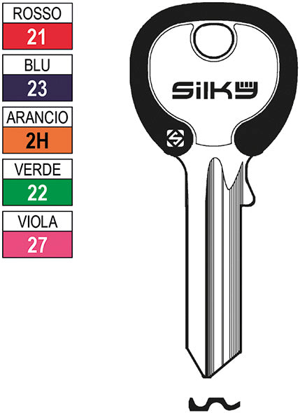 CH.SILCA N UNIV. SILKY 5S UL051DZ (Pezzi per confezione: 100) (Cod.art. 880031)