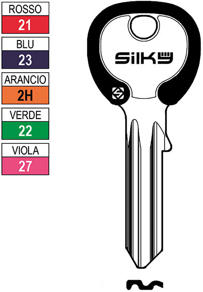 CH.SILCA N CISA SILKY CS119DZ (Pezzi per confezione: 100) (Cod.art. 880084)