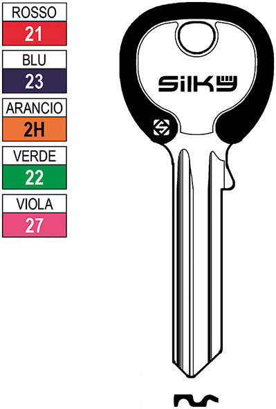CHIAVI NAZIONALI SILKY YA31DZ