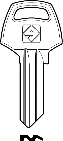 CH.SILCA N CORBIN CB2 (Pezzi per confezione: 20) (Cod.art. 880290)