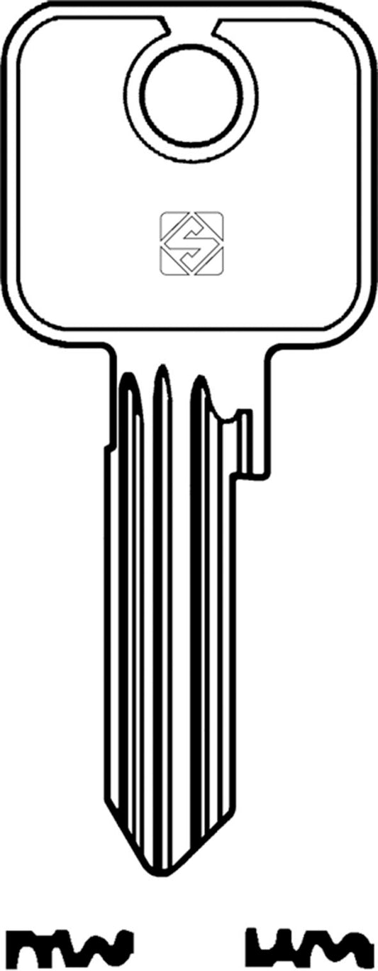CH.SILCA N CISA CS17 (Pezzi per confezione: 10) (Cod.art. 880368)