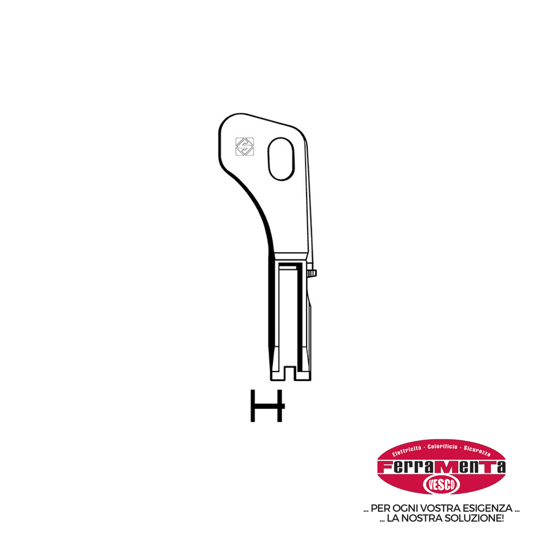CH.SILCA N FICHET FT510      OTTONE (Pezzi per confezione: 5) (Cod.art. 880488)