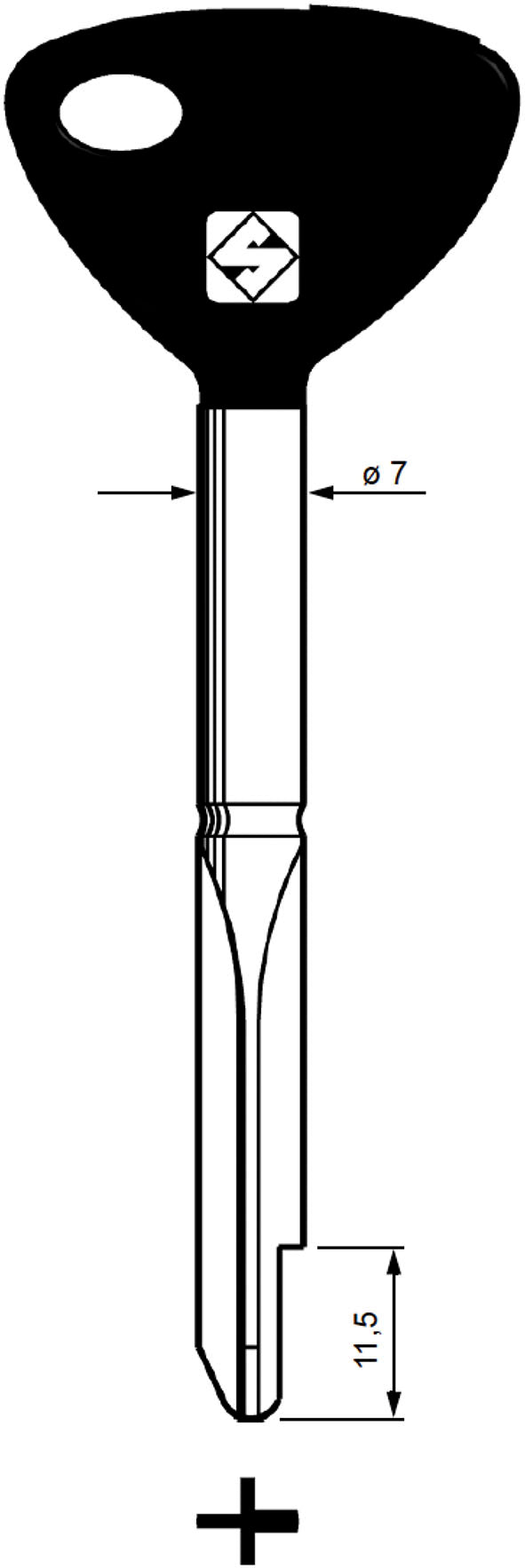 CH.SILCA N YALE XY5P-3K (Pezzi per confezione: 5) (Cod.art. 880916)