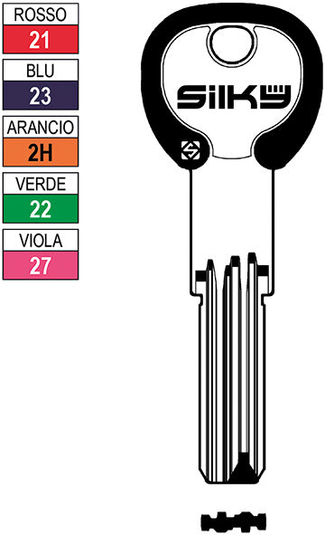 CHIAVI PUNZONATE SILKY CB97DZ