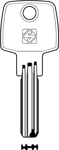 CH.SILCA P CISA CS48 (Pezzi per confezione: 10) (Cod.art. 881260)