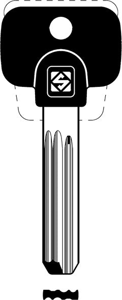 CH.SILCA P MULTLOCK MTK12RP-40 NICH (Pezzi per confezione: 5) (Cod.art. 881514)