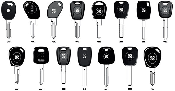 ASSORTIMENTO SILCA CHIAVI AUTO SENZA CHIP PZ.75