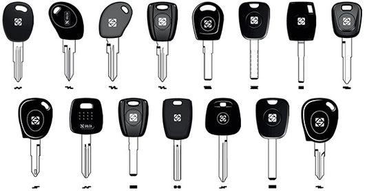 ASSORTIMENTO SILCA CHIAVI AUTO SENZA CHIP PZ.75