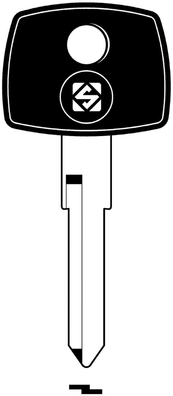 CH.SILCA AUTO SENZA CHIP YM15TE (Cod.art. 883726)