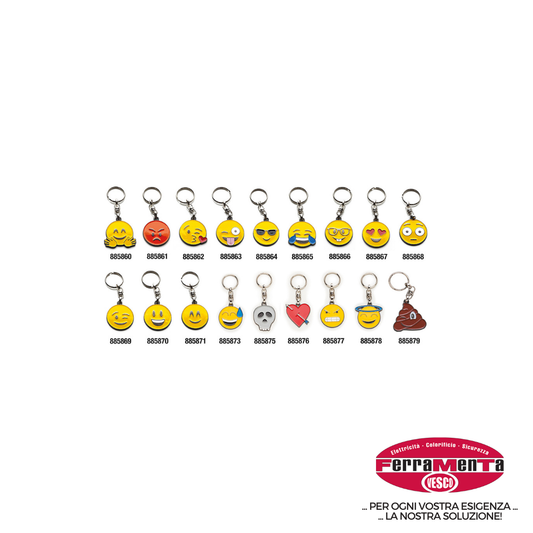 PORTACH.EMOJI LACRIMEGIOIA 5PZ 7247 (Cod.art. 885865)