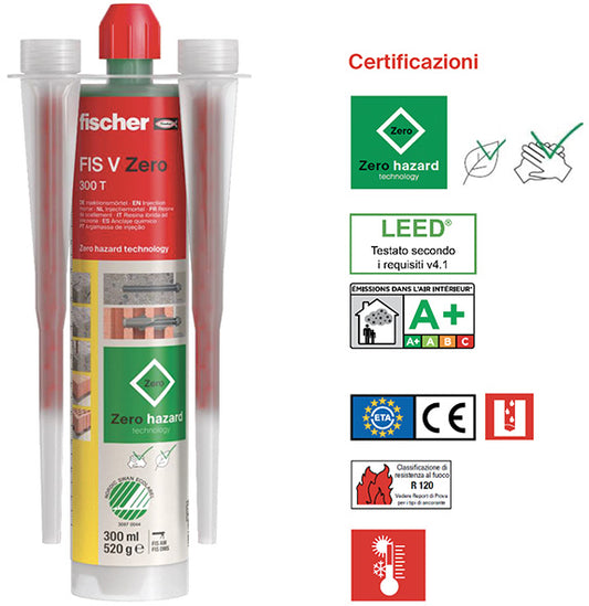 CARTUCCE FISCHER FIS V-ZERO 300 T