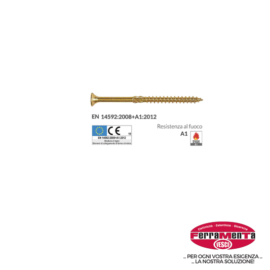 VITI LEGNO TECFI TORX TT02   10X 80 (Pezzi per confezione: 50) (Cod.art. 937554)