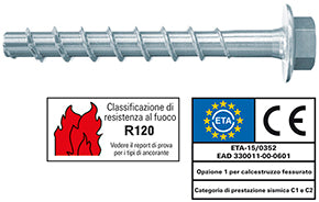 VITI CALCESTRUZZO FISCHER FBS II US