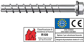 VITI CALCESTRUZZO FISCHER ULTRACUT FBS II US