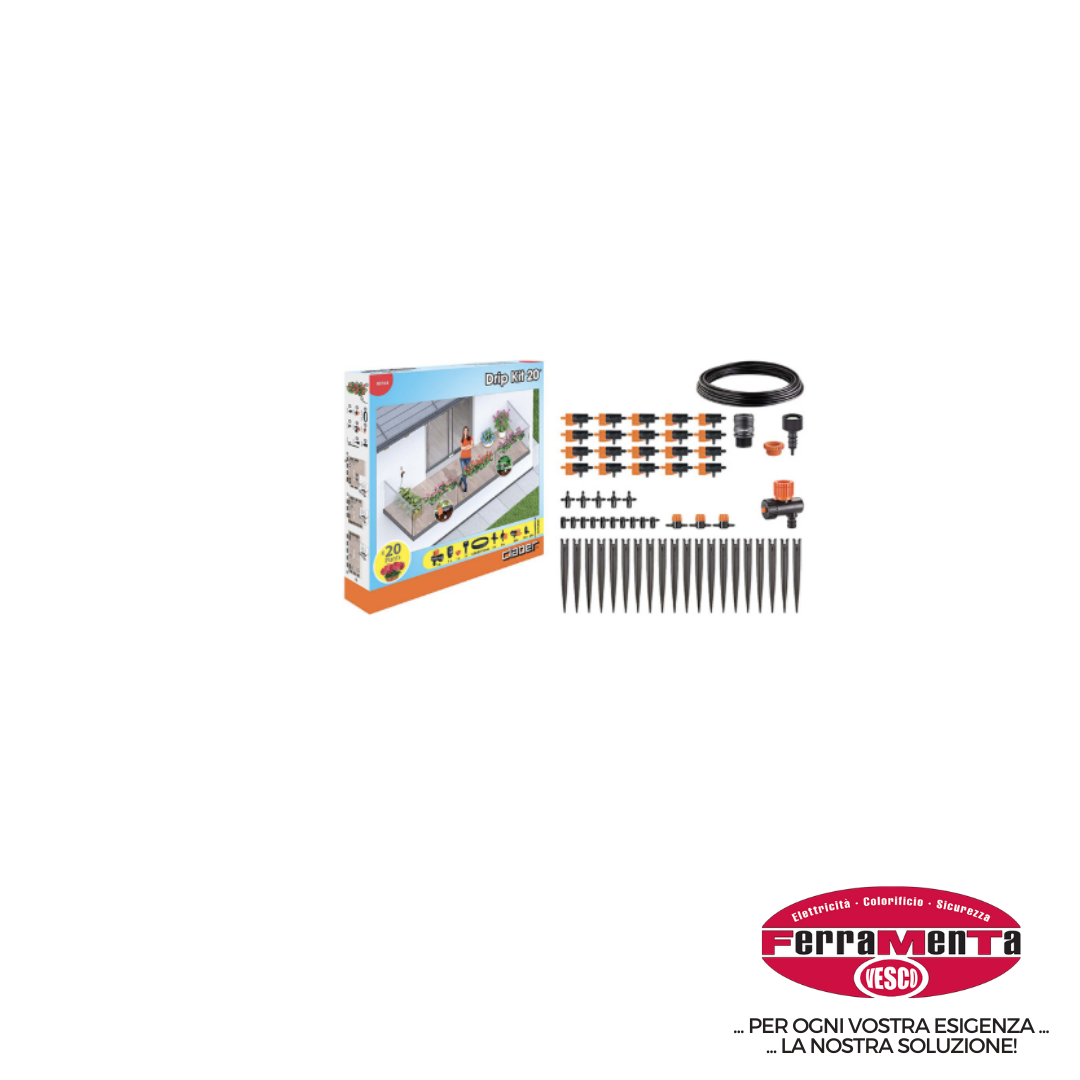 KIT DRIP 20 VASI CLABER (Cod.art. CL90764)