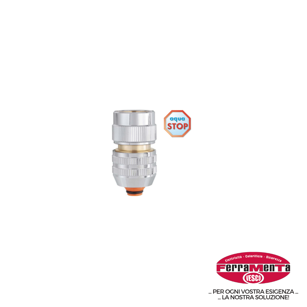 RACCORDI CLABER OTTONE 1/2-5/8 STOP (Cod.art. CL9611)